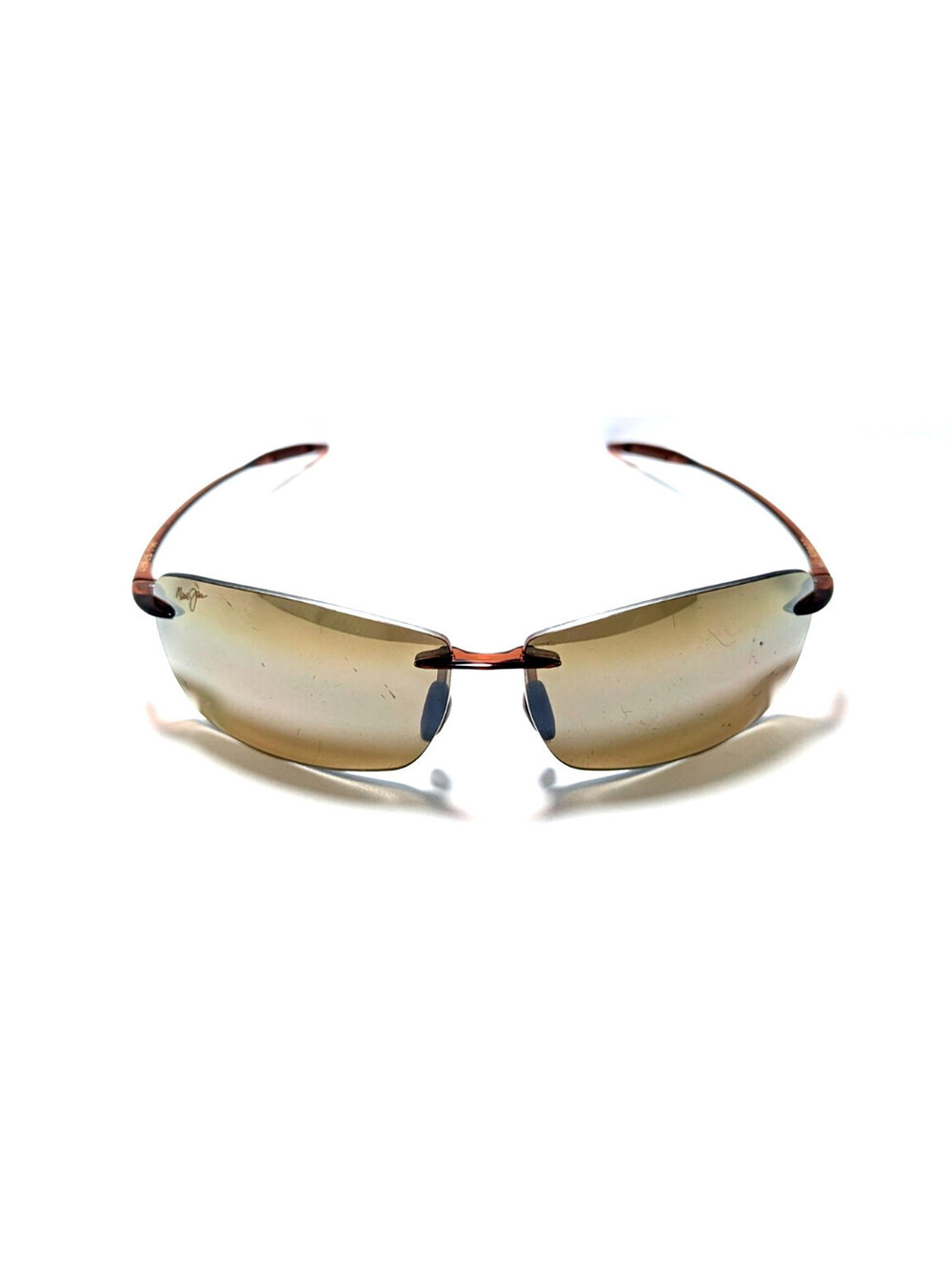 Maui Jim Lighthouse MJ-423-26 Brown Rimless Polarized Sunglasses 65-13-127